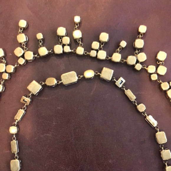 Stella & Ruby cut glass gemstone necklaces (2) 15”-18.5” and 15.5”-20” - Picture 6 of 7